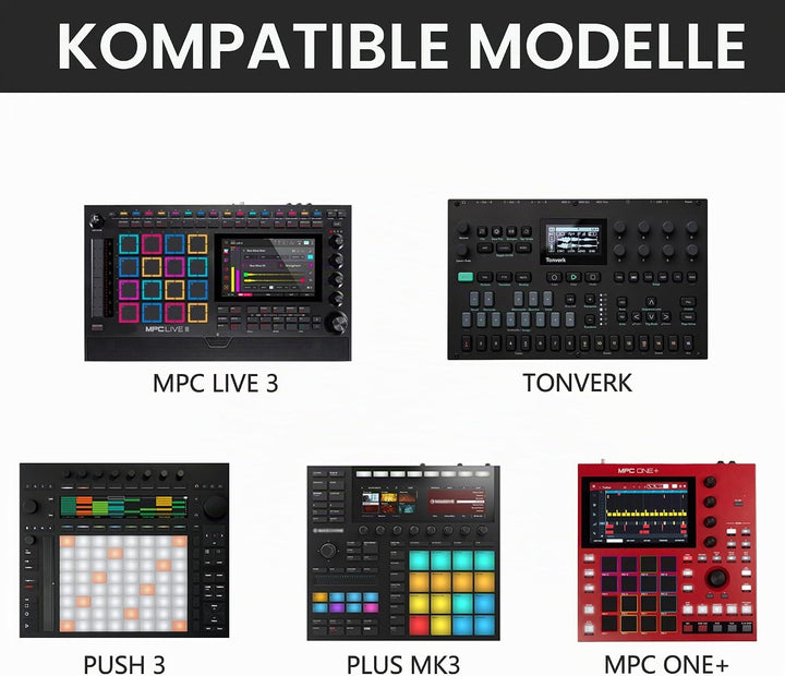 Aluminium-Drum-Controller-Ständer, tragbarer Kühlständer, kompatibel mit NI Maschine Plus MK3/Ableto
