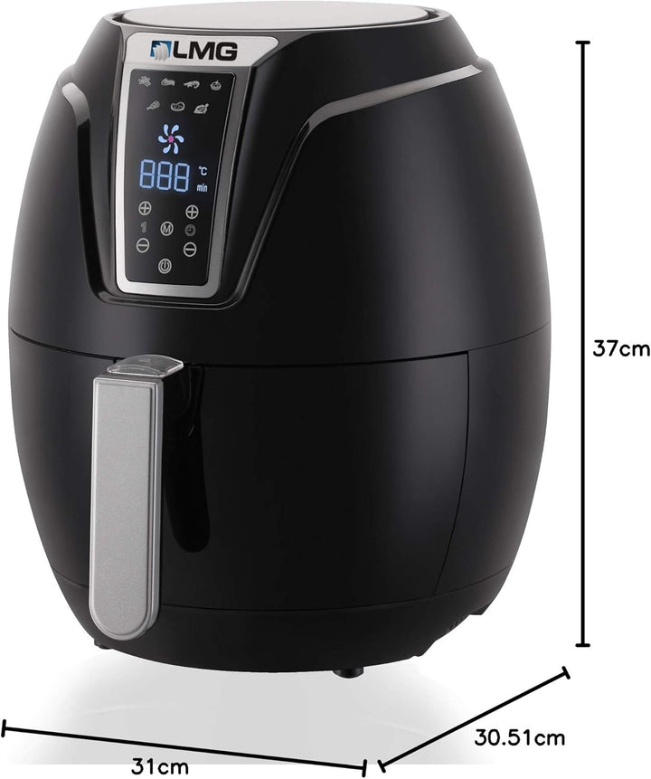 Heissluftfritteuse Premium 3.2L - Airfryer Mit Touch-Bedienfeld, Neueste Technik, 100% knusprig mit