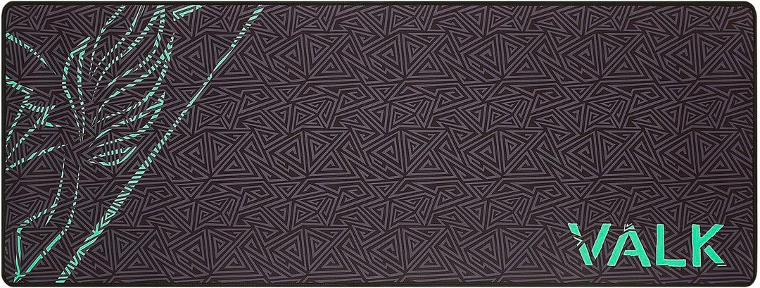 VALK Gaming-Mauspad, 800 x 300 x 3 mm, weiches HD-Stoff, Präzision und Geschwindigkeit, Gaming-Mausp