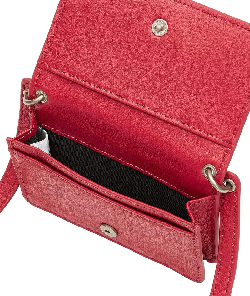 Liebeskind Berlin Basic Sina Geldbörse, Small (7.4 cm x 11.2 cm x 2.5cm), red pepper