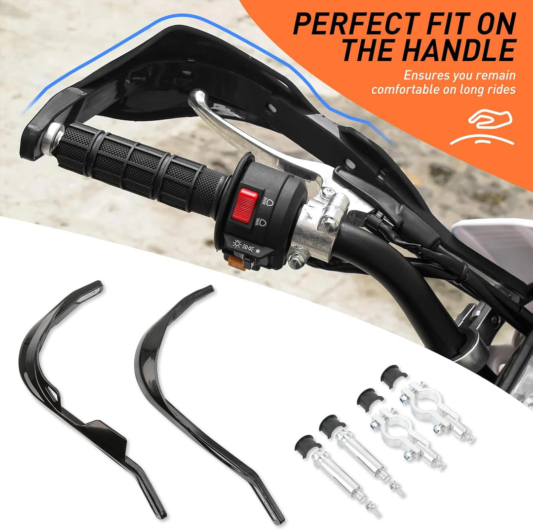 DREAMIZER Handprotektoren Motorrad Aluminium 22mm und 28mm, Handprotektoren für Offroad ATV Dirt Pit