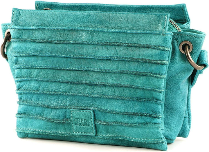 FREDsBRUDER Riffel Sky Umhängetasche Leder 20 cm, Einheitsgrösse