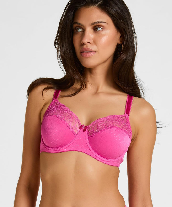 HUNKEMÖLLER Unwattierter Bügel-BH Sophie 75C Rose Violet, 75C Rose Violet
