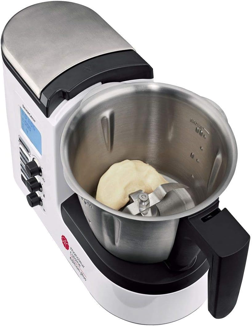 Silvercrest Monsieur Cuisine Edition Plus, multifunktional, waschbar, Schwarz/silberfarben