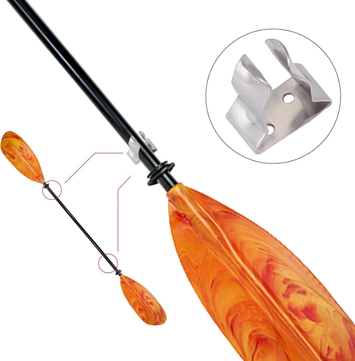 GORGECRAFT 4Stk Bootshakenhalter Mit 4Stk Schrauben Edelstahl-Federklemme Werkzeughalter Passend Für