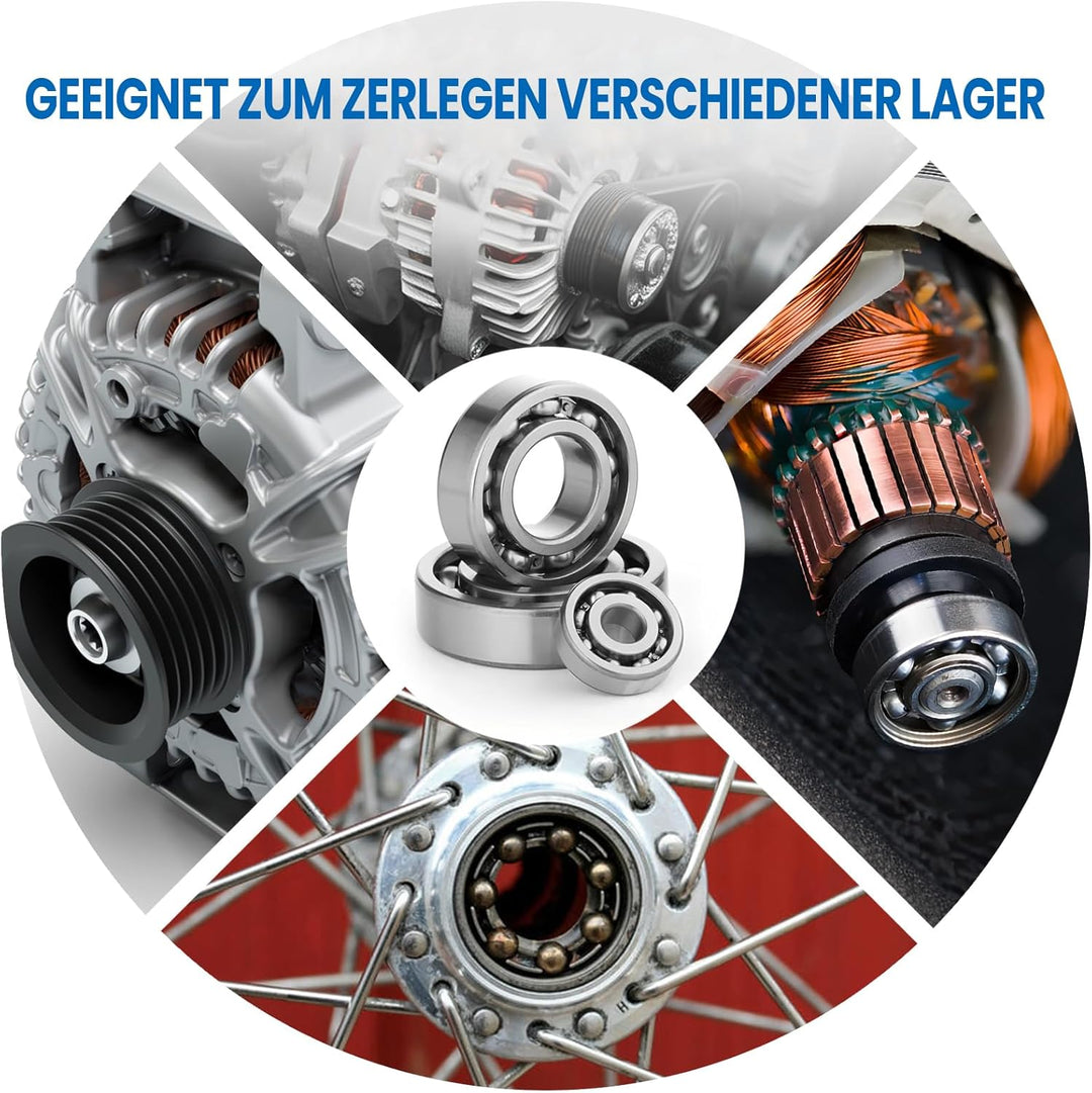 DISEN 36-in-1 Lagerabzieher Set, Innenlager Abzieher Trennsatz, Radlager Werkzeug, Lagerabzieher Inn