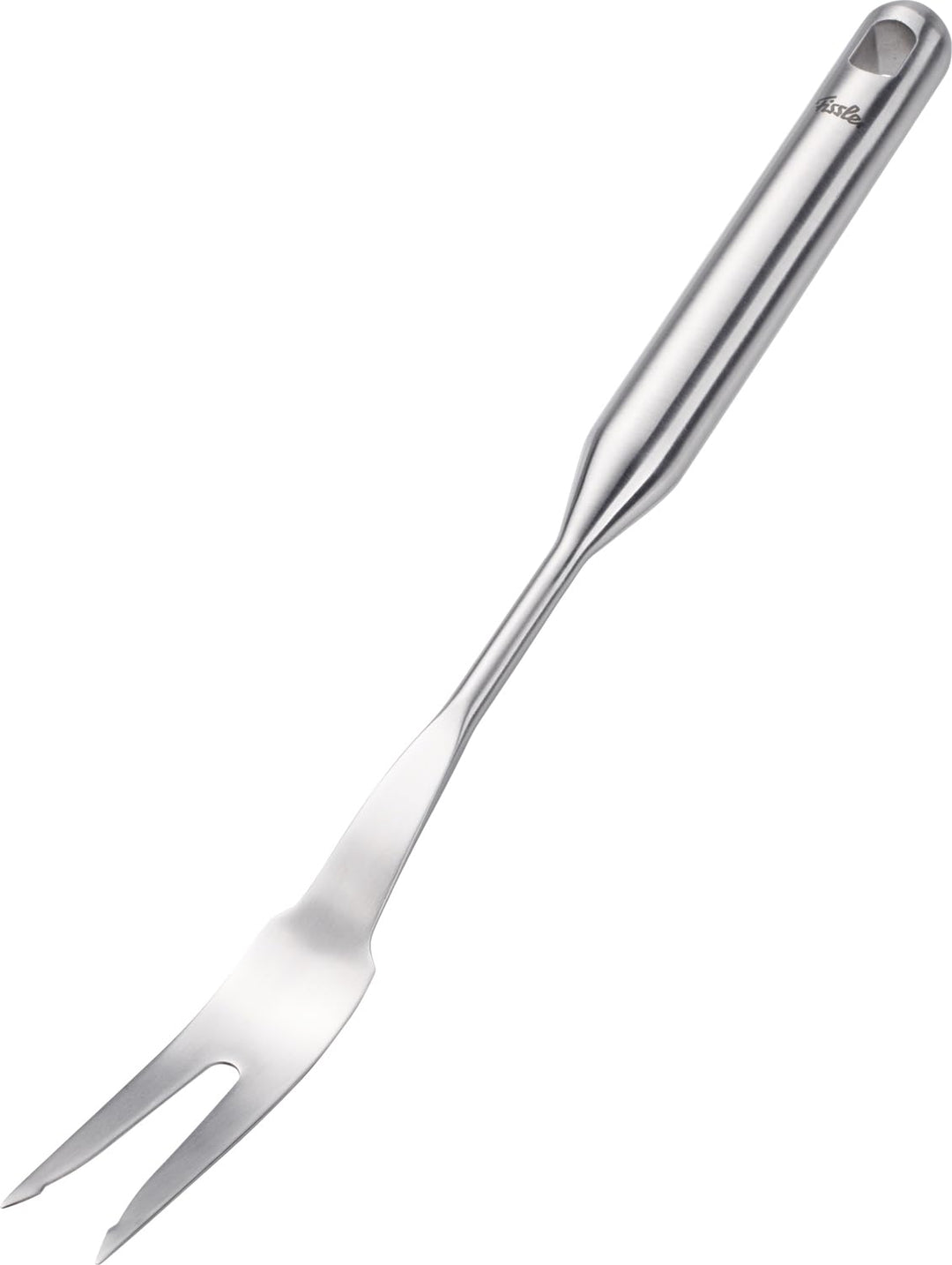 Fissler Essential/Edelstahl-Fleischgabel (28 cm) Tranchier-Gabel, Servier-Grillgabel, mit Aufhänge-Ö