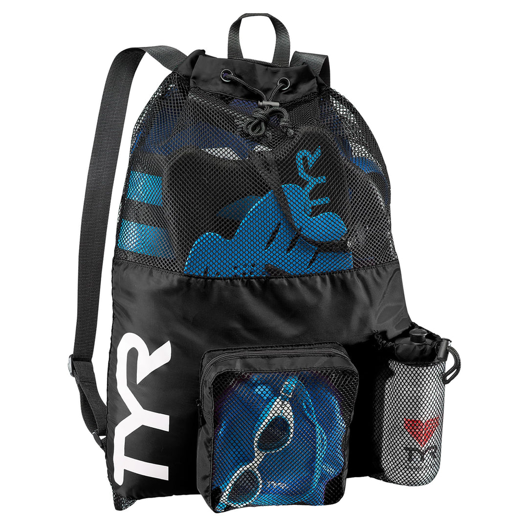 TYR Unisex Big Mesh Mummy Rucksack Tasche Einheitsgrösse Schwarz, Einheitsgröße Schwarz