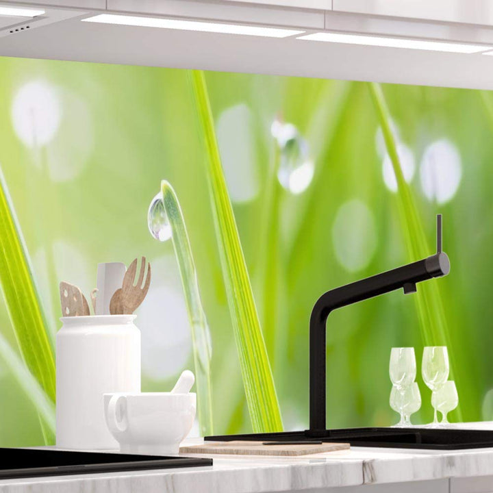 StickerProfis Küchenrückwand selbstklebend Pro MODERN Grass 60 x 220cm DIY - Do It Yourself PVC Spri