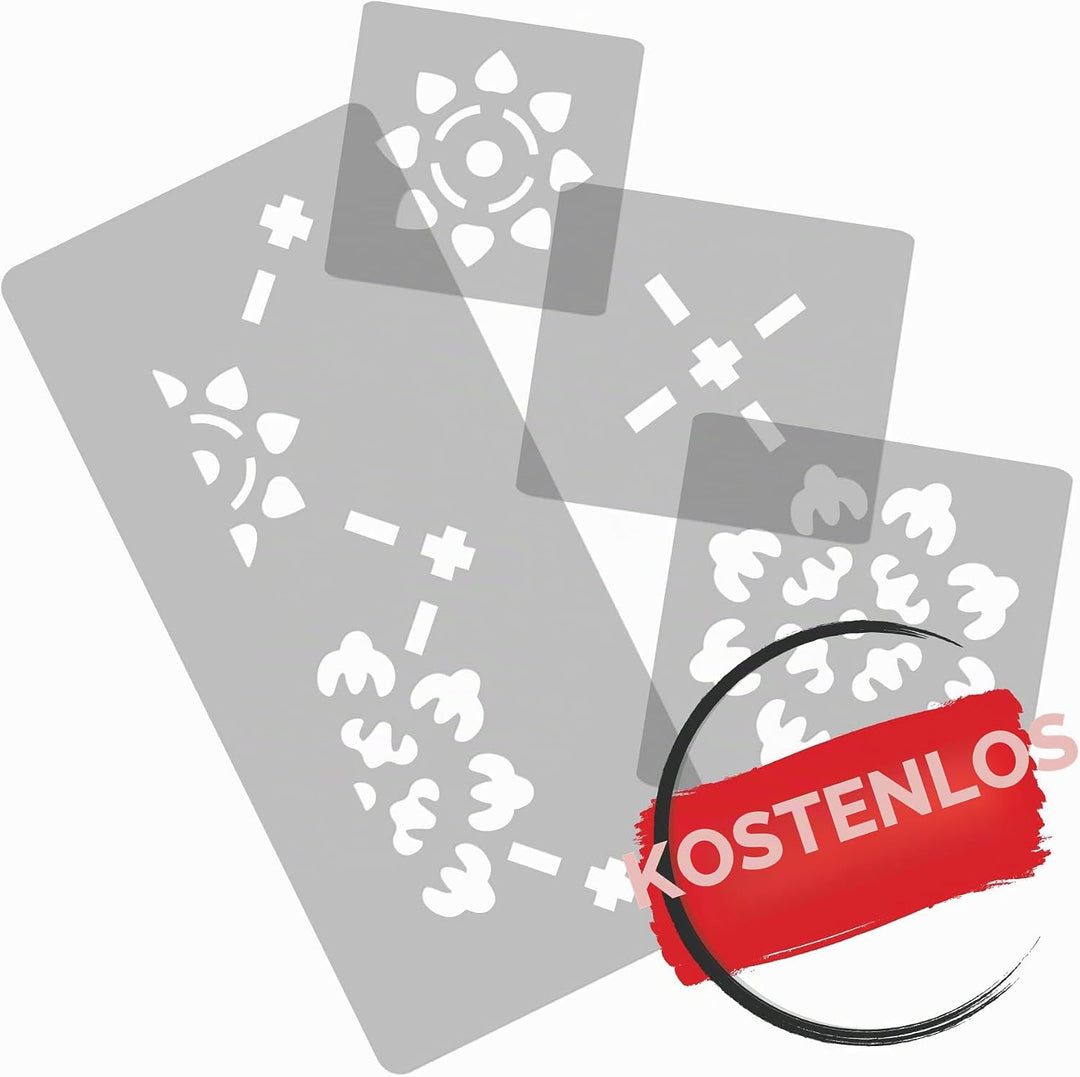 NAKLEO Wiederverwendbare Kunststoff-Schablonen - 59x95cm - Ornament Elegant Fliese - Grosse Wiederho