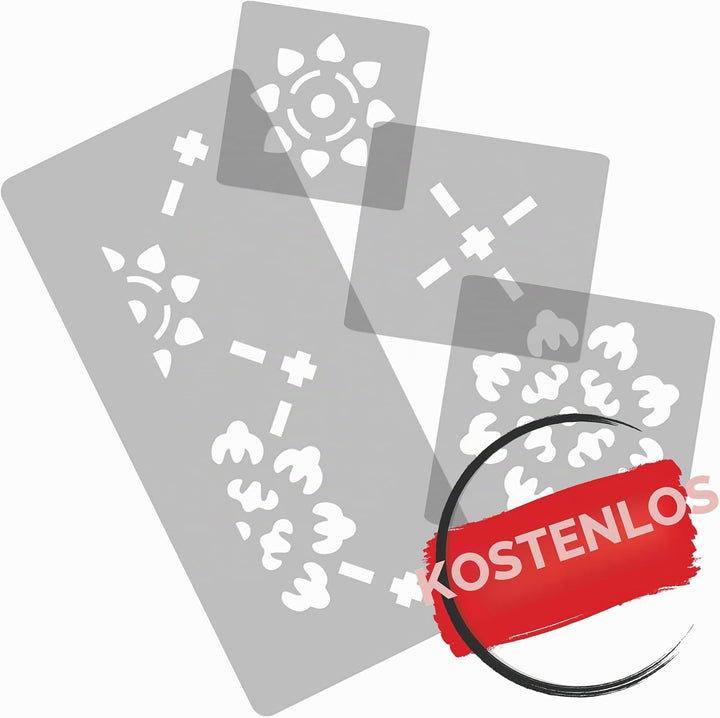 NAKLEO Wiederverwendbare Kunststoff-Schablonen - 59x95cm - Ornament Elegant Fliese - Grosse Wiederho