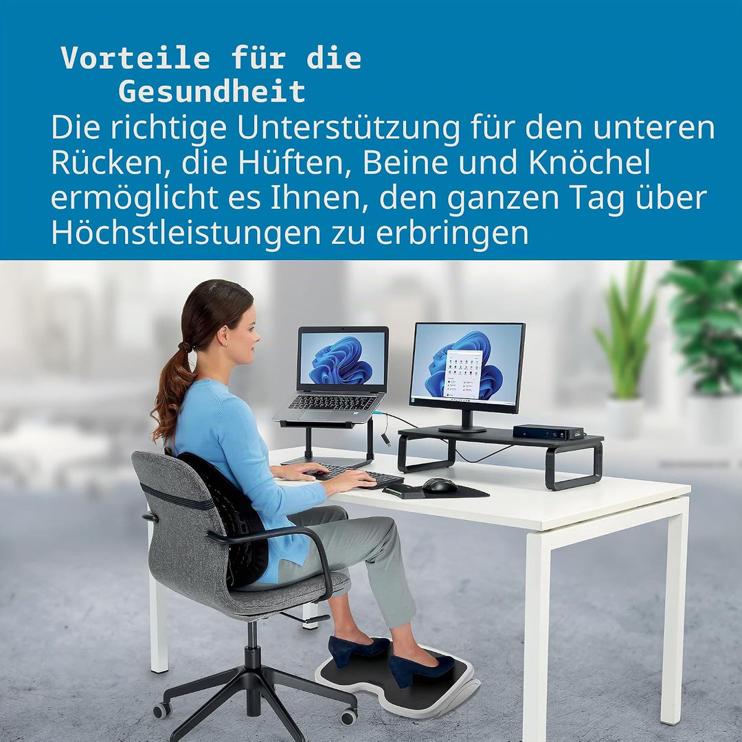 Kensington ergonomische Fussstütze SoleMate für eine verbesserte Körperhaltung, Minderung chronische