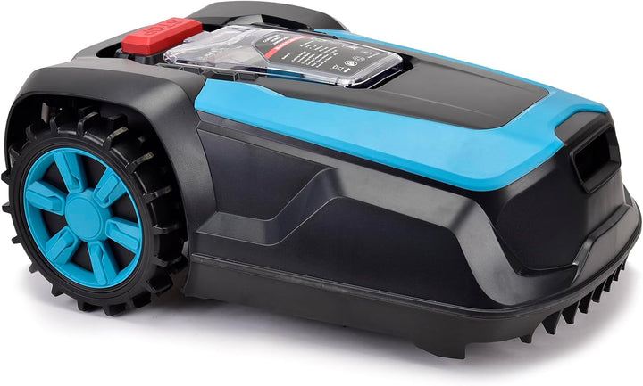 Bonnlo Mähroboter mit Begrenzungskabel, 20V 4.0Ah Akku Selbstladung, Mähroboter mit Bluetooth/WLAN S