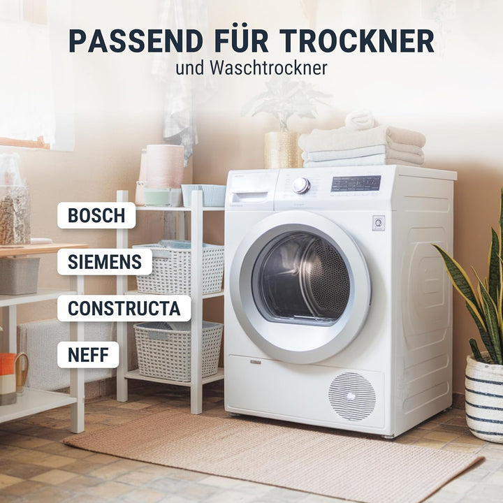 Flusensieb Filtertasche Filter für Bosch Siemens Neff Balay 656033 00656033 für Trockner wie iQ300 i