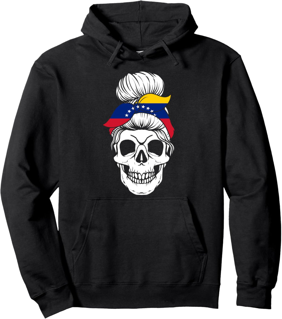 Nationalität Herkunft Land Staat - Totenkopf Venezuela Pullover Hoodie