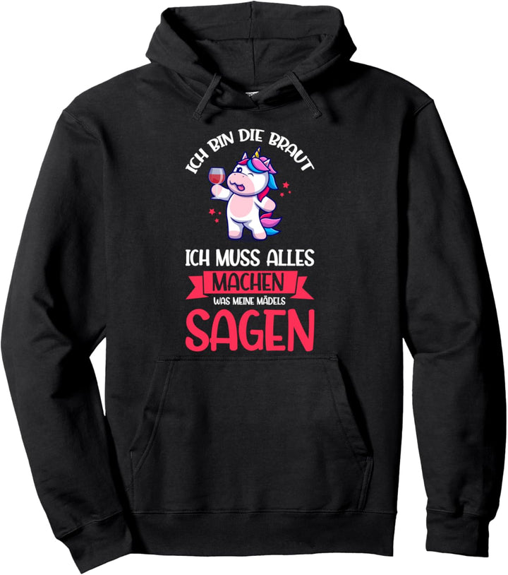 Junggesellenabschied Braut Lama Frauen Pullover Hoodie