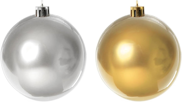 com-four® 84x Weihnachtskugeln, Christbaumkugeln bruchsicher aus Kunststoff für Weihnachten, Baumsch