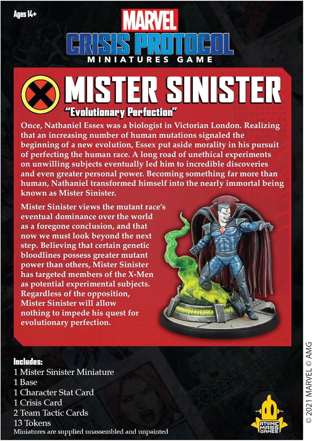 Atomic Mass Games, Marvel Crisis Protocol: Character Pack: Mr Sinister: Marvel Crisis Protocol, Mini