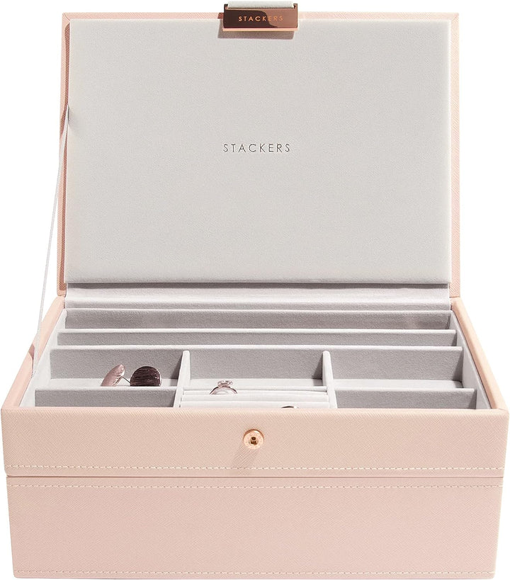 Stackers Blush Klassisch Schmuckschatulle - 2 Blush Pink, Blush Pink