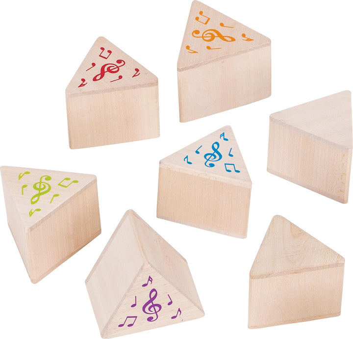 goki 56683 - Klangmemo aus Holz, Akustisches Gedächtnisspiel zur Förderung der Wahrnehmung von unter