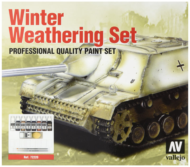 Vallejo 072220 Farbset, Winter-Alterung, 9 x 17 ml, 17ML