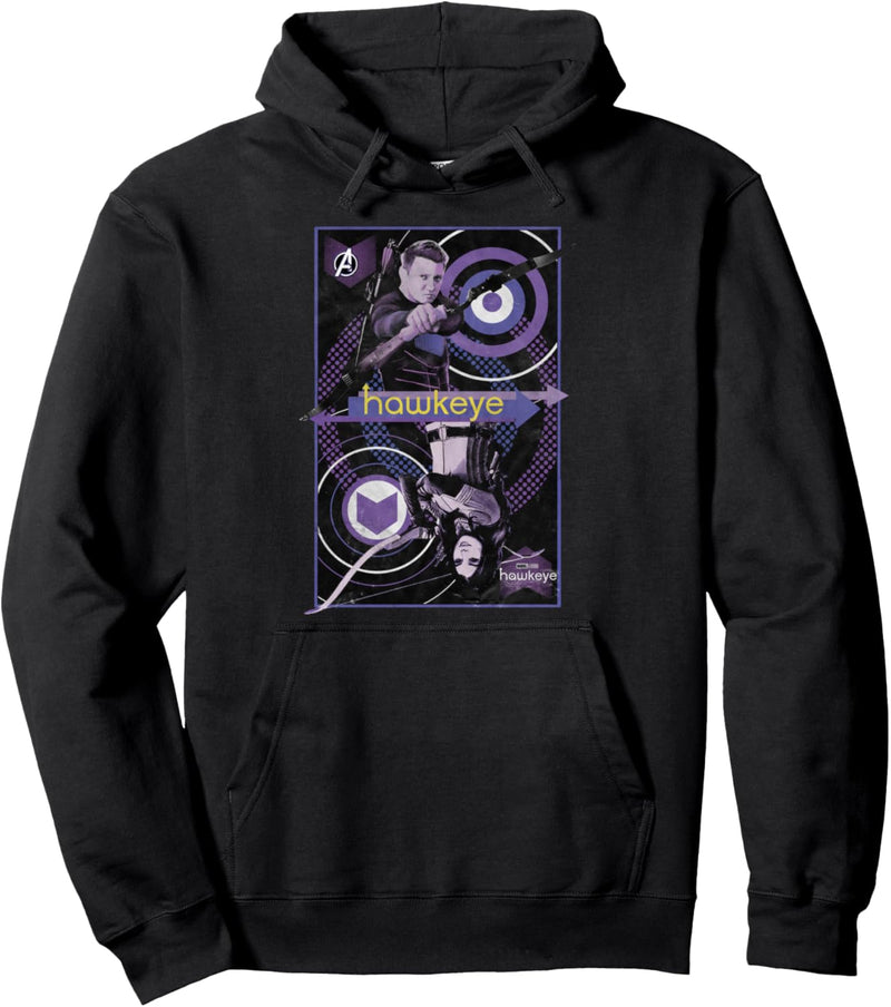 Marvel Hawkeye & Kate Bishop Dual Poster Pullover Hoodie