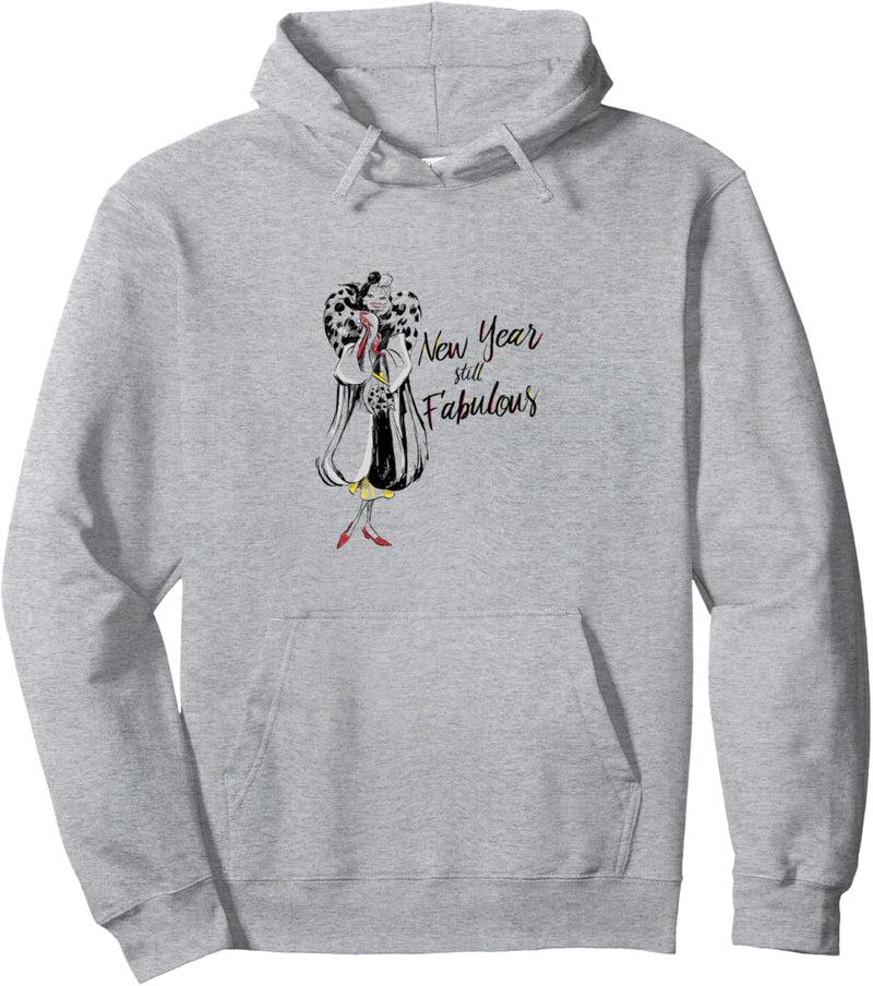 Disney 101 Dalmatians Cruella New Year Still Fabulous Pullover Hoodie