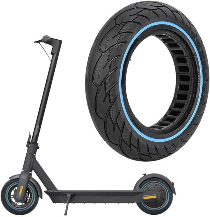 G.V.SHOP® 2pcs Vollgummi-Räder 10X2.125 Zoll für Elektroroller Vivobike S2 Max und S3 Max, Ninebot F