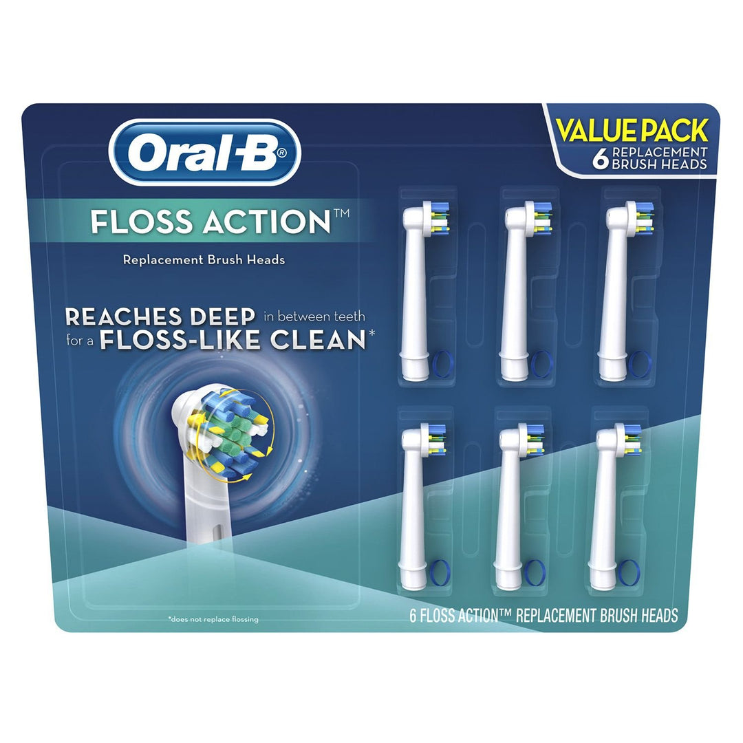 Oral-B Ersatzbürstenköpfe, 6 Stück 1 Count (Pack of 6), 1 stück (6er Pack)