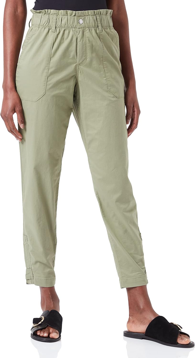 ESPRIT Damen Hose, 34 345/Light Khaki