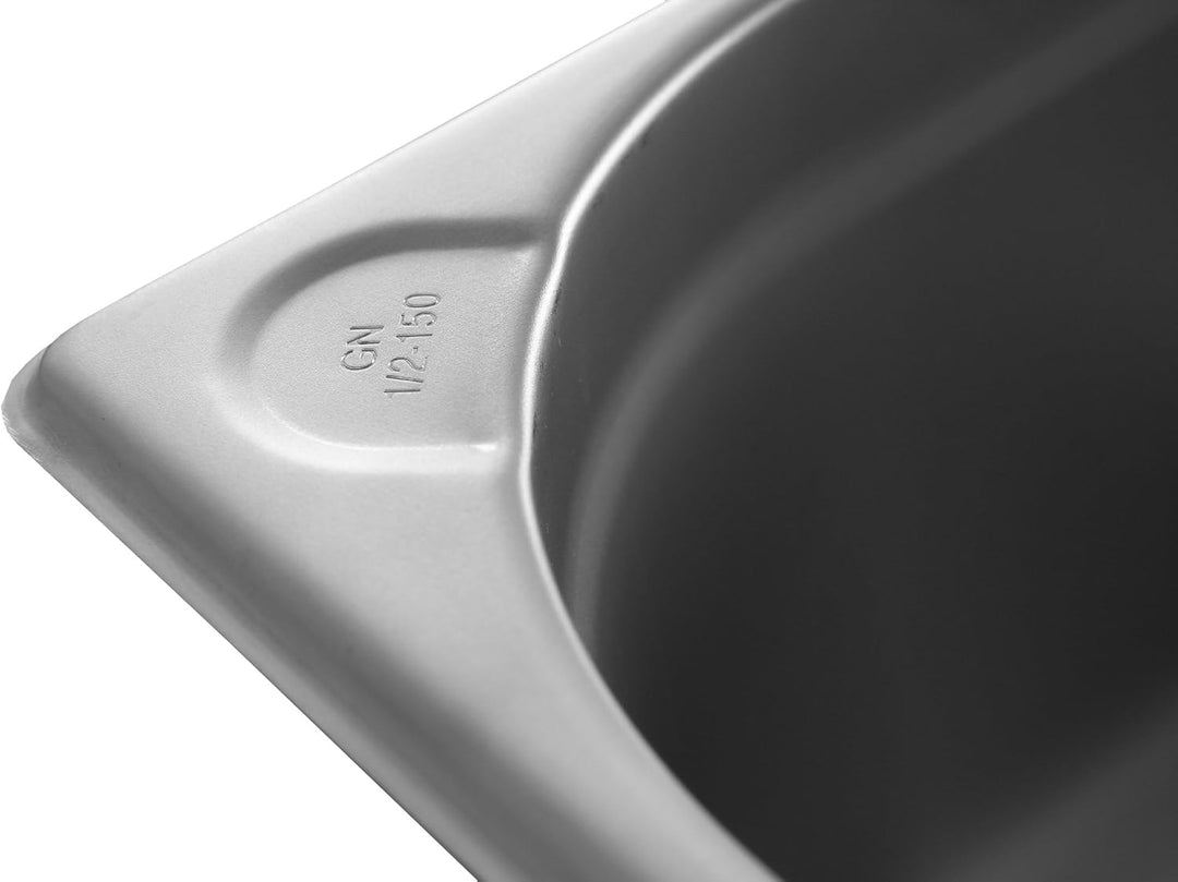 HENDI Gastronormbehälter, Temperaturbeständig von -40° bis 300°C, 9.5L, GN 1/2, 325x265x(H) 150mm, E