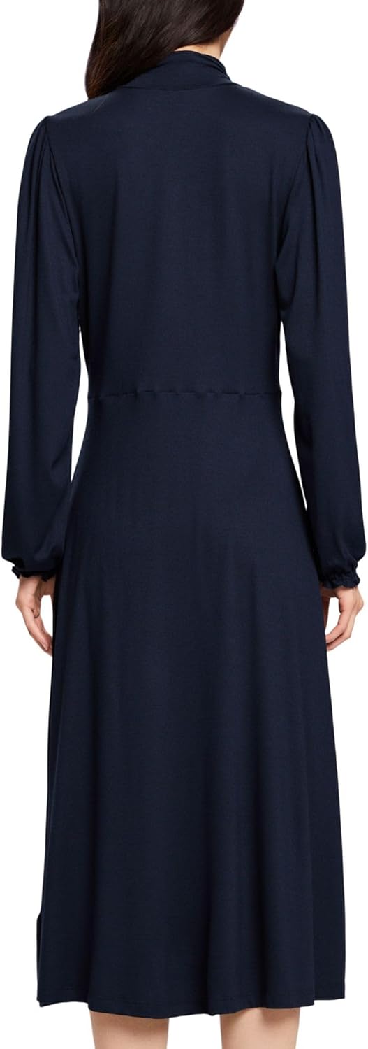 ESPRIT Midikleid aus Jersey, LENZING™ ECOVERO™ XXS Navy, XXS Navy