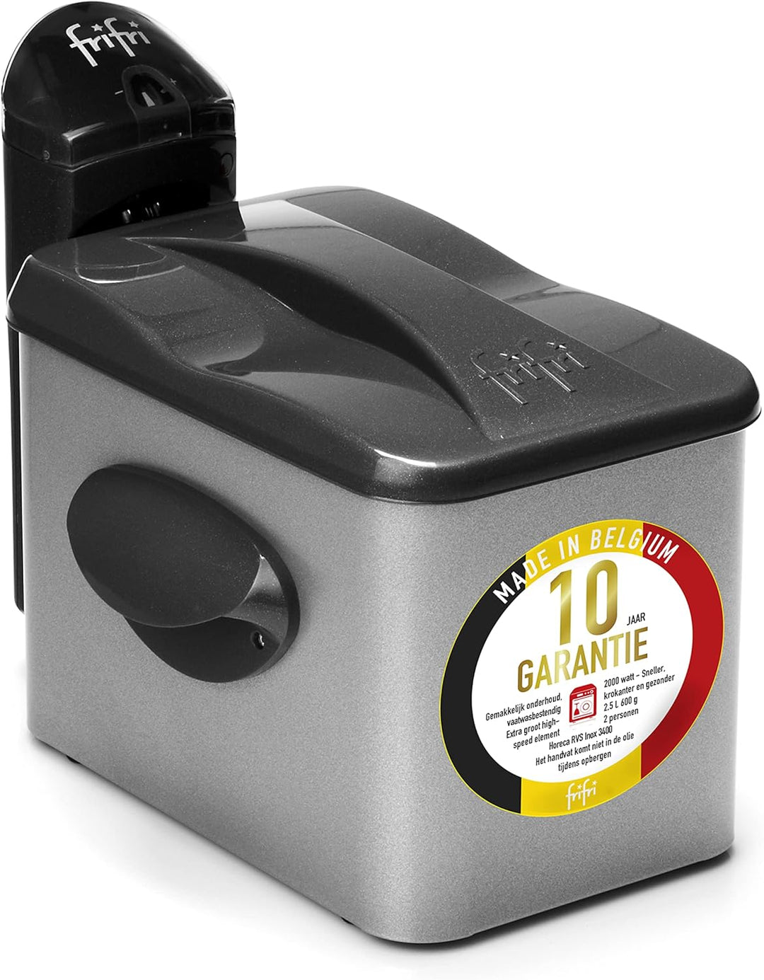 Frifri 1900 - Fritteuse - 2,5L - 2000W - Silber