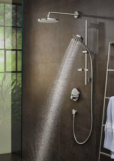 hansgrohe wassersparender Duschkopf Raindance Select 120 Regendusche, Chrom, 3 Strahlarten inkl. Pow