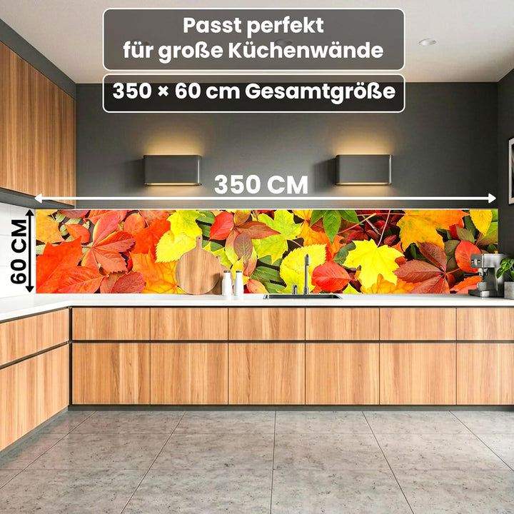 DIMEX Küchenrückwand Folie selbstklebend BLÄTTER | Klebefolie - Dekofolie - Spritzschutz für Küche |