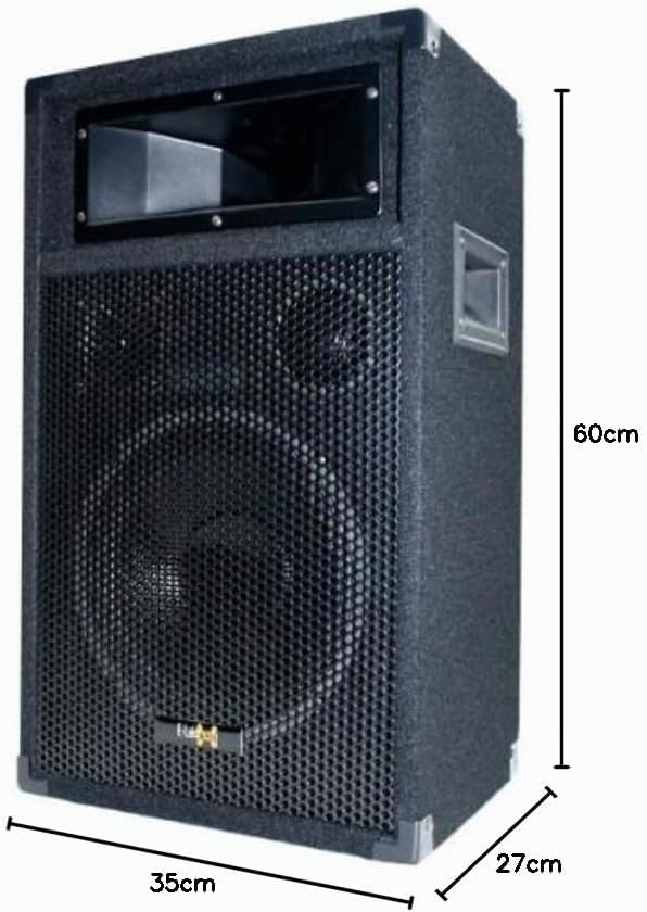 E-Lektron 500W DJ Party Lautsprecher Box - 25cm / 10" Bass PW25
