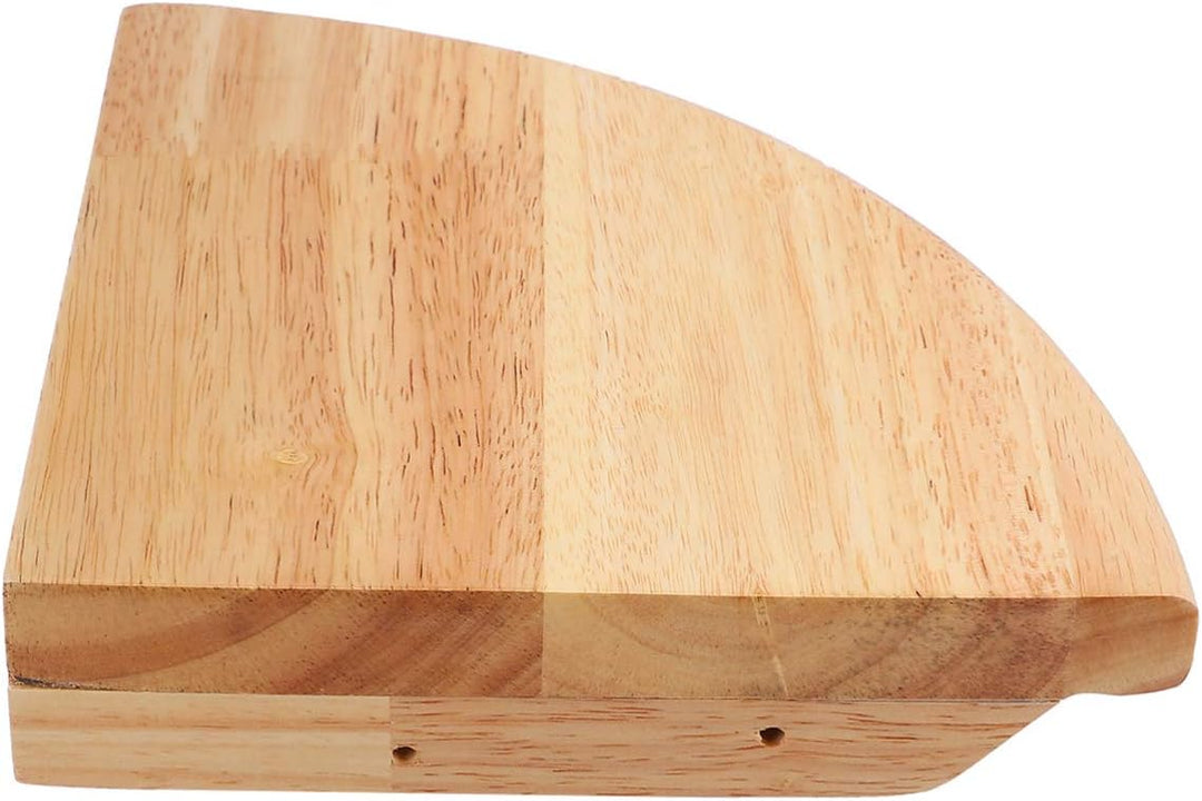 BESPORTBLE 23 cm Holz Eckregal Fächerförmige Ecke Schwimmbrett Veranstalter Display Lagerung Wandreg