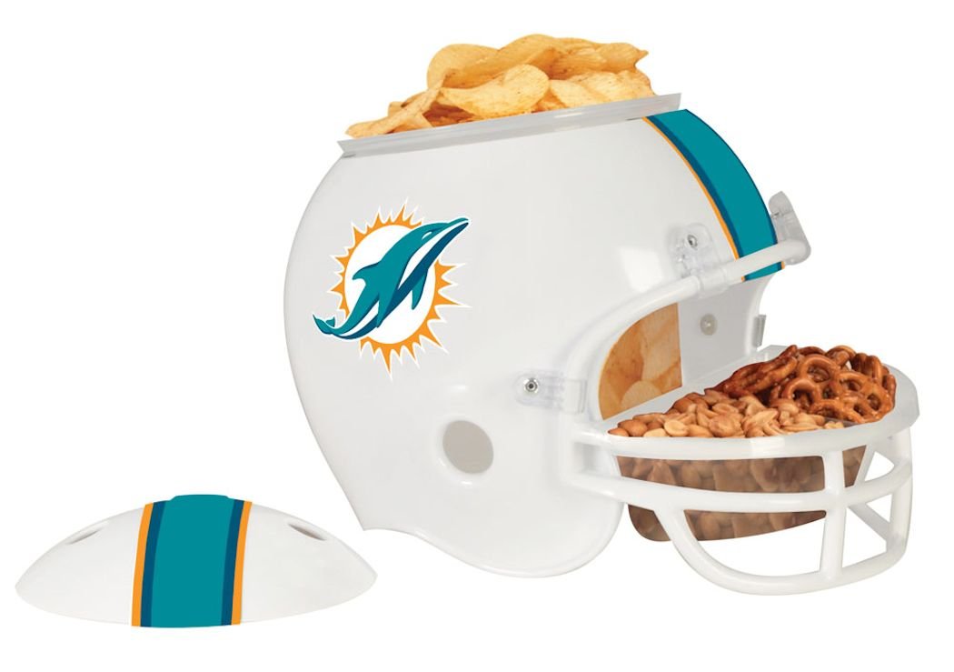 Wincraft Miami Dolphins Snackhelm Weiss, Weiss