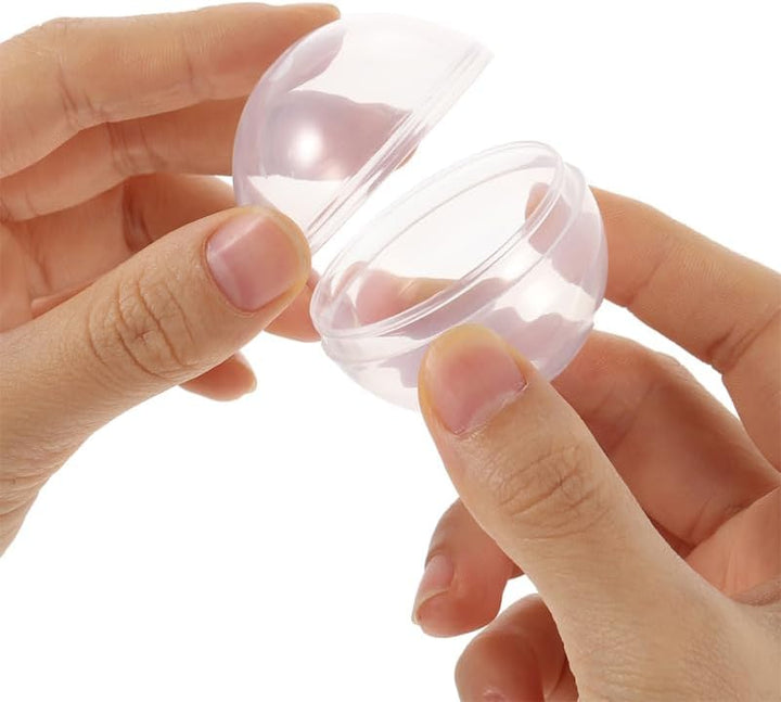 PRETYZOOM 20 Stück Klauenmaschinenbälle Transparent 2.76In Befüllbare Kunststoffkugeln Für Spielzeug