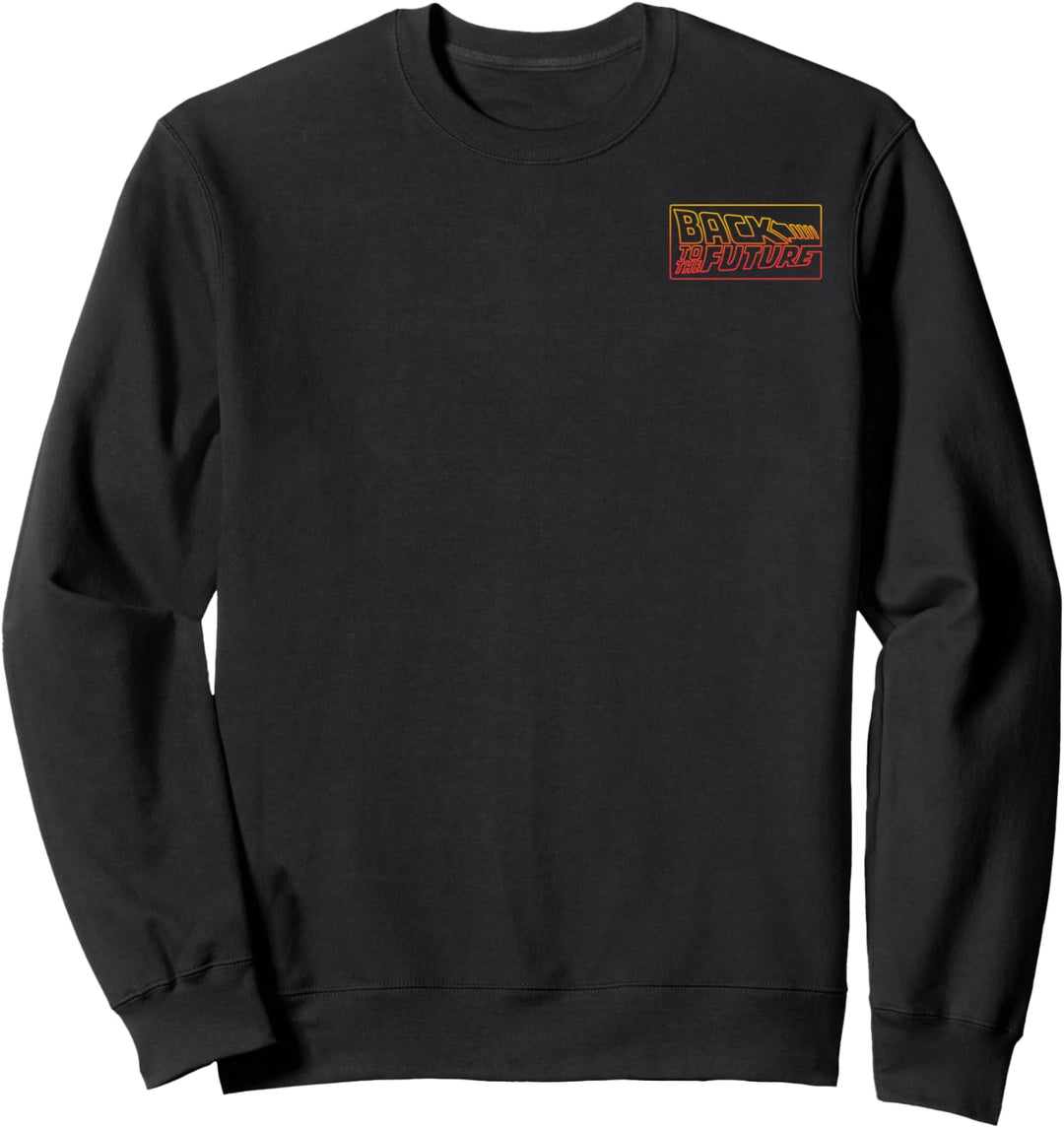 Back To The Future Gradient Line Art Sweatshirt