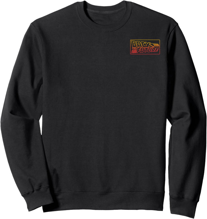 Back To The Future Gradient Line Art Sweatshirt