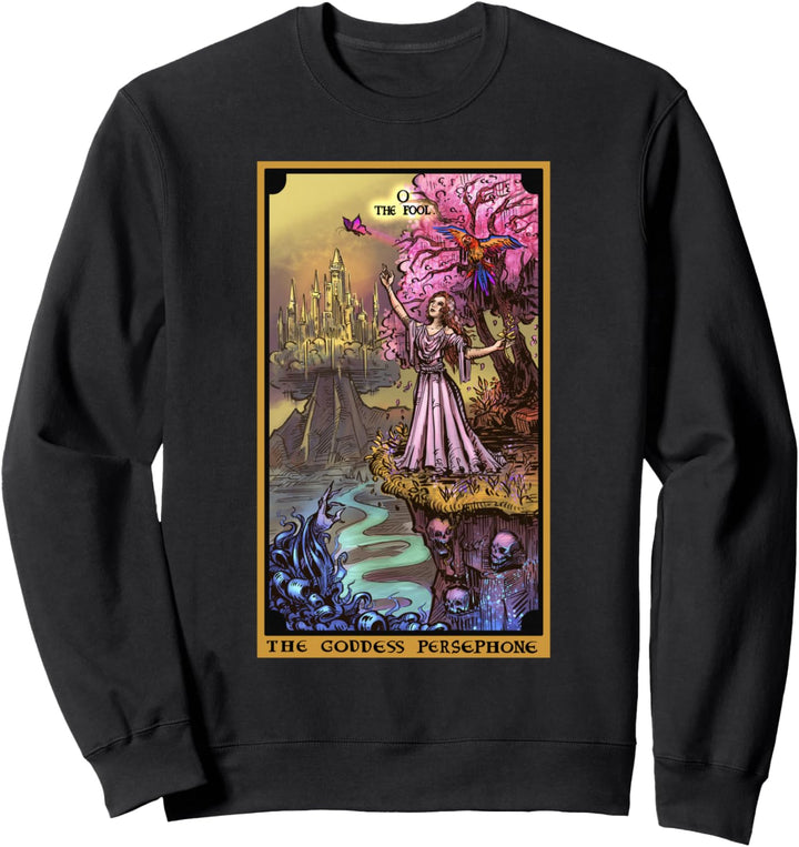 The Underworld Goddess The Fool Tarot-Karte Heidnische Hexe Wicca Sweatshirt