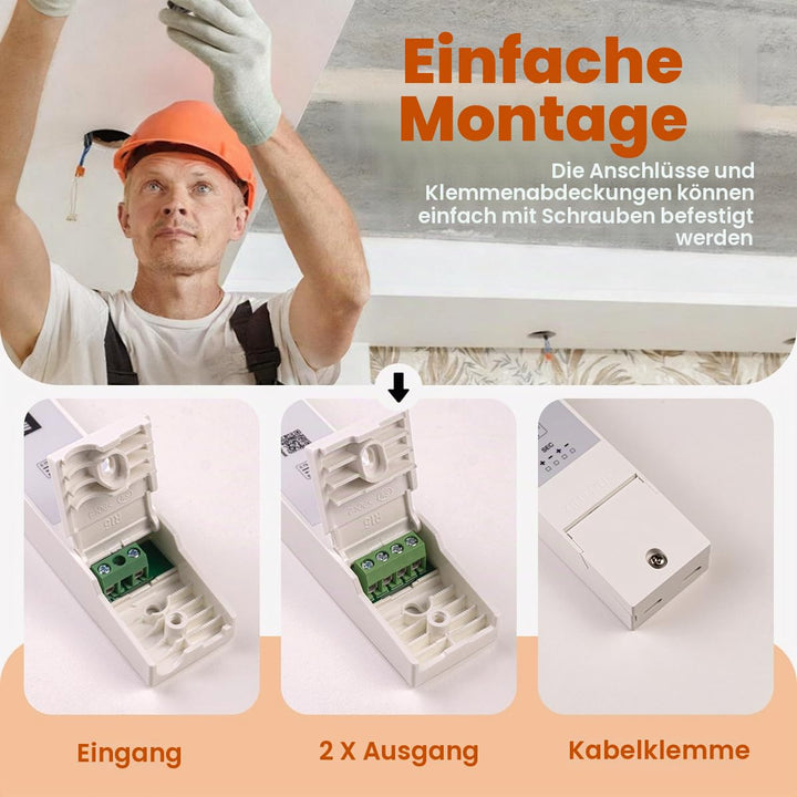 illuburg LED Trafo 24V 150W Slim Flackerfrei Geräuschlos für G4 GU5,3 LED Streifen Möbel Verdeckte M