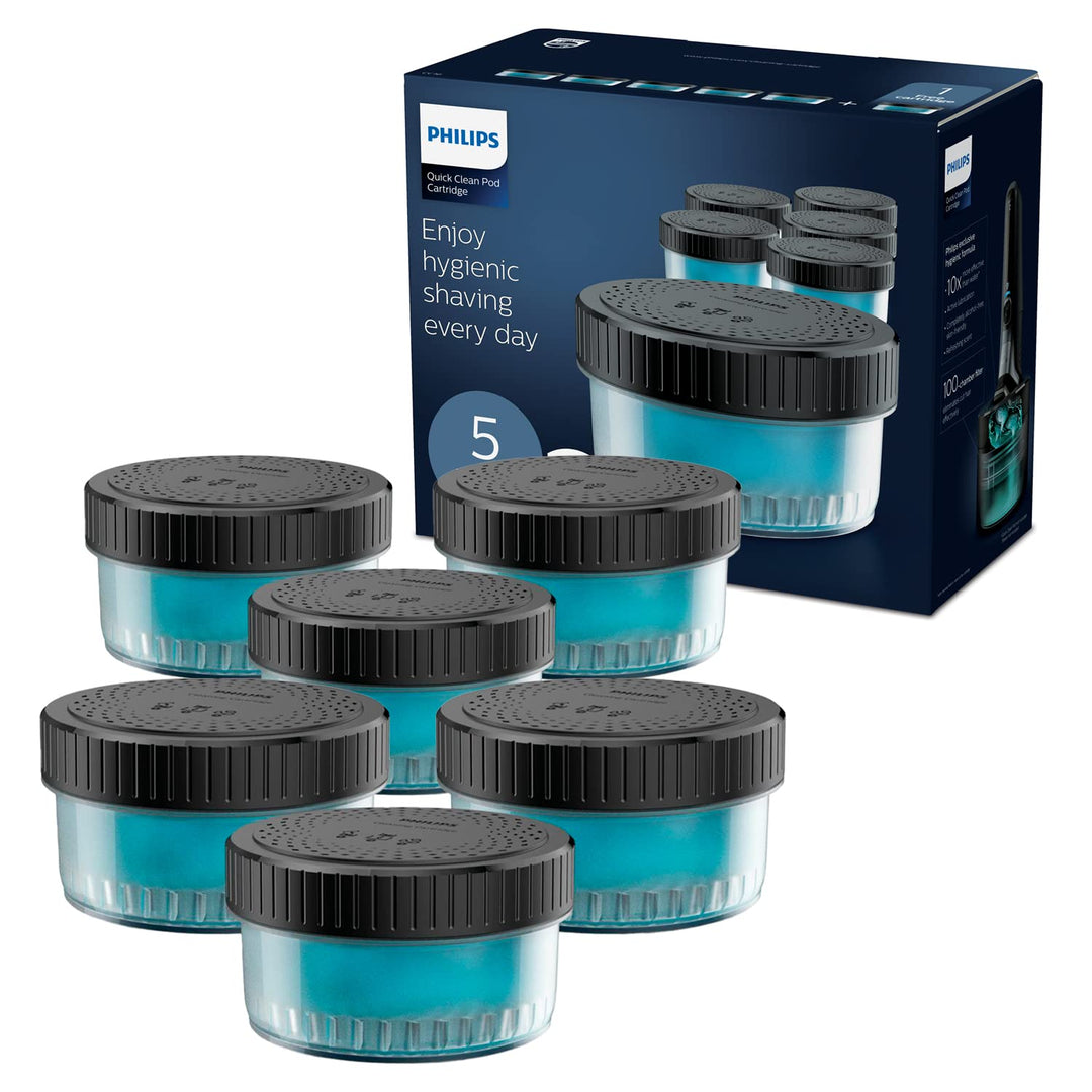 PHILIPS Quick Clean Reinigungskartusche (Modell CC16/50), 6 Stück (1er Pack) Sechser-Pack, Sechser-P