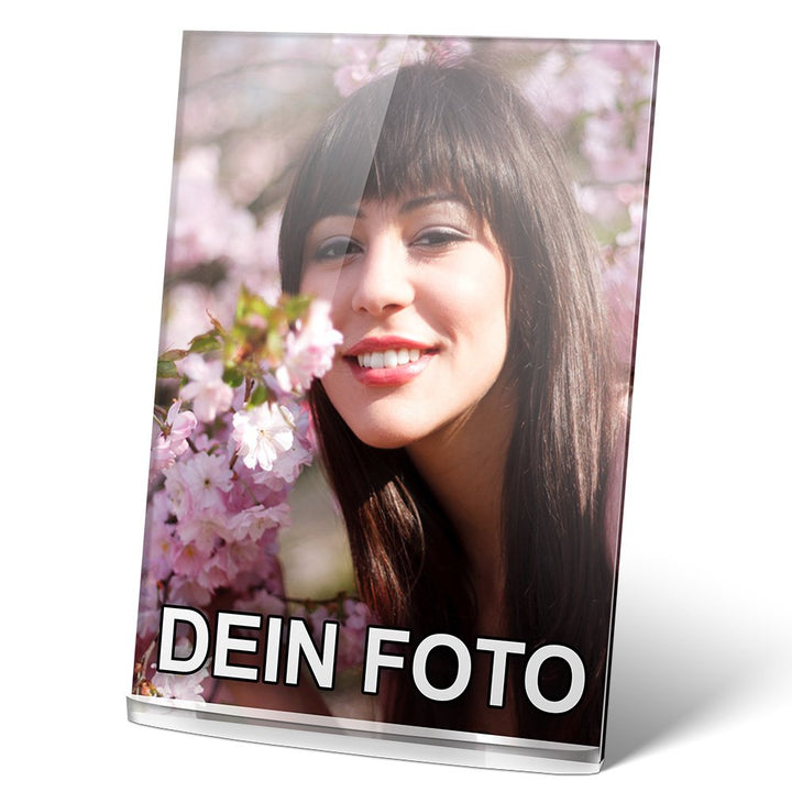 PhotoFancy® - Acryl Glas mit Foto Bedrucken - Acrylglas Personalisieren - Foto-Aufsteller mit eigene