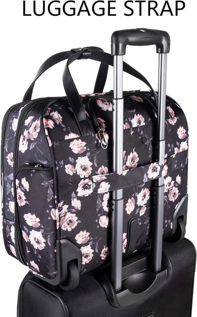 KROSER Trolley Business Laptop Case Laptoptasche Rollkoffer mit Rädern Bis zu 15,6 Zoll Laptop wasse