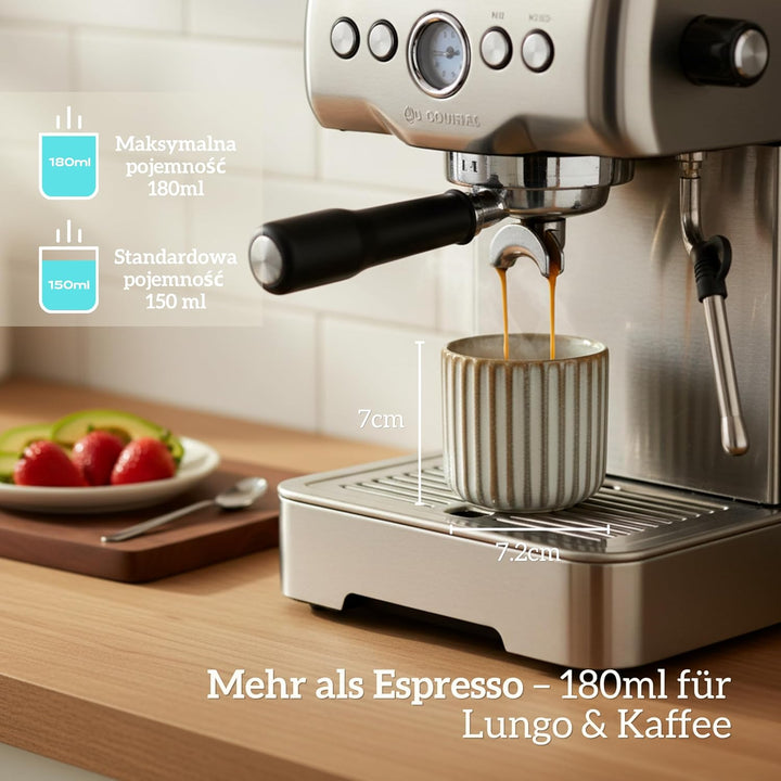 Erkundpresso.Kaffeebecher 4er Set Espressotassen Ohne Henkel Steingut Dickwandiger Kaffeebecher Prem