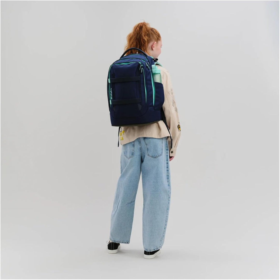 Satch Pack Schulrucksack ab 5. Klasse ergonomisch 30L Stauraum standfest Organisationstalent Einheit