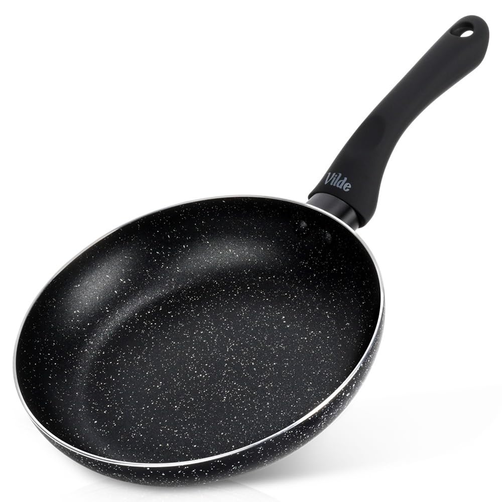 Vilde Granit Pfanne 20 cm - Antihaft Pfanne mit Granit-Beschichtung, Induktionspfanne, Gas & Elektro