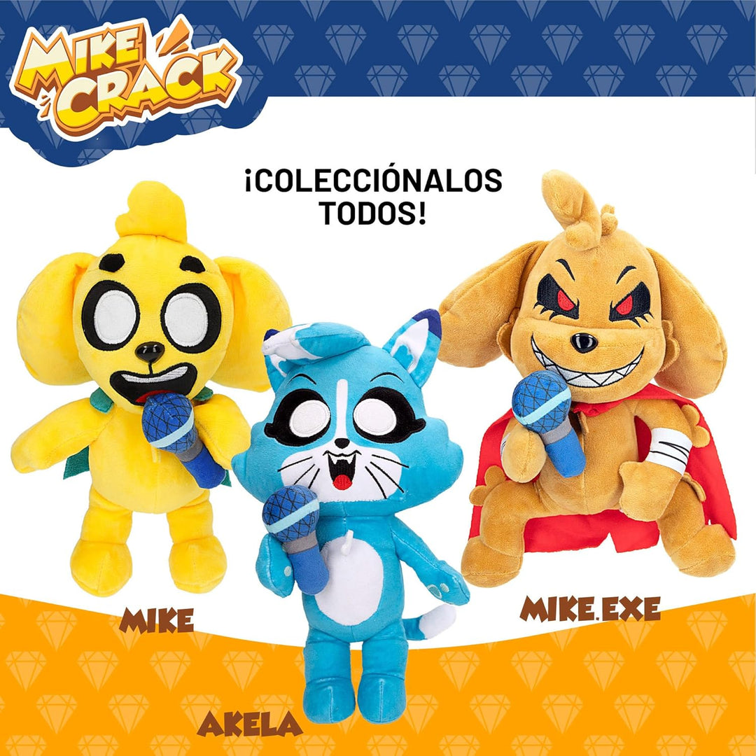 COLORBABY Mikecrack 85423 Plüschtier Mike Hund mit Musik, Aufnahme und Sprachwiedergabe, YouTube-Cha